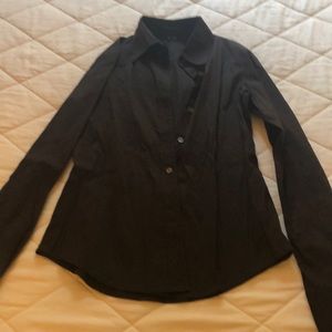 Theory long sleeve blouse